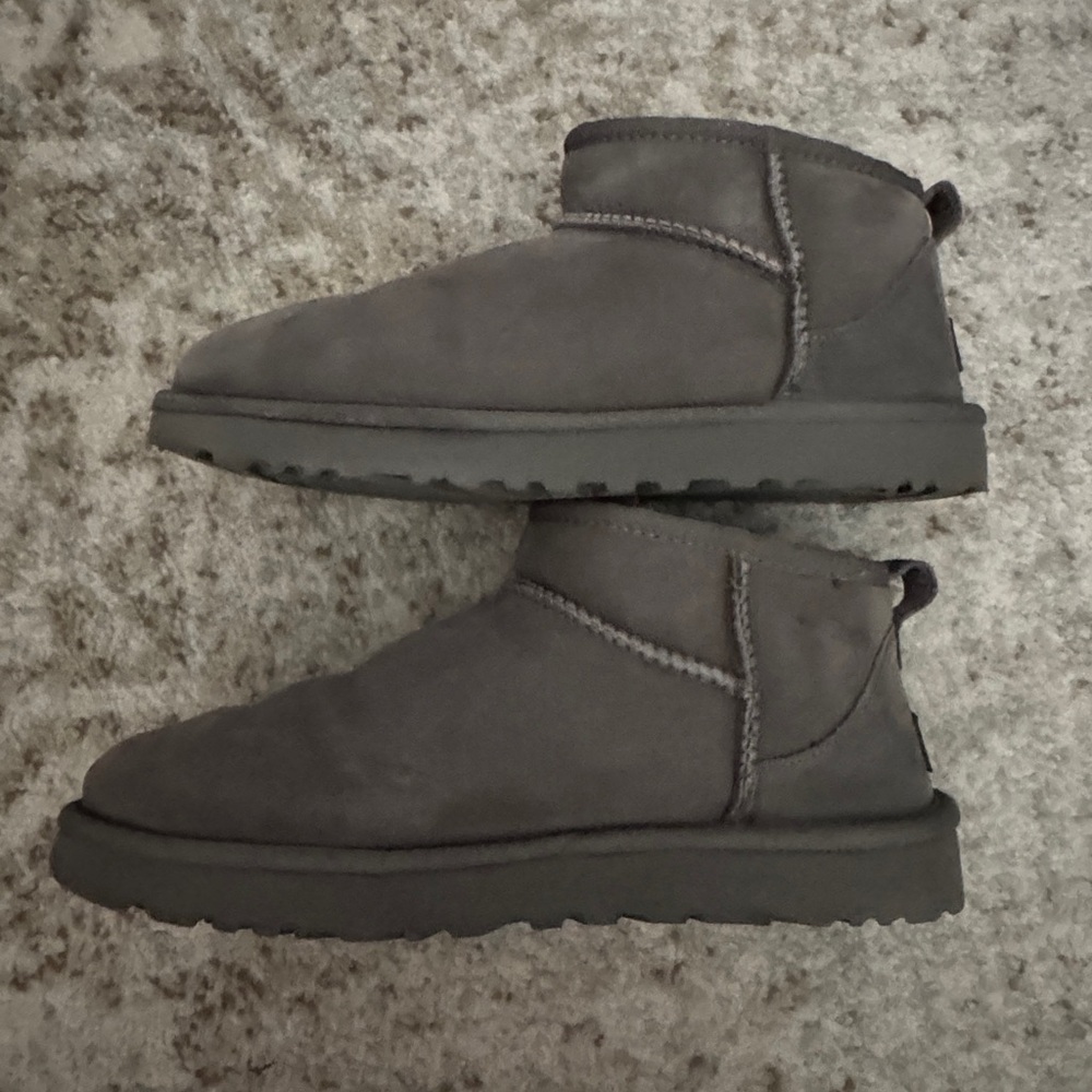 UGG Gray Ankle Boots - Picture 3 of 4